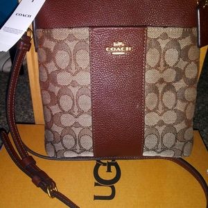 Coach Cross Body Bag. Brand New Brown